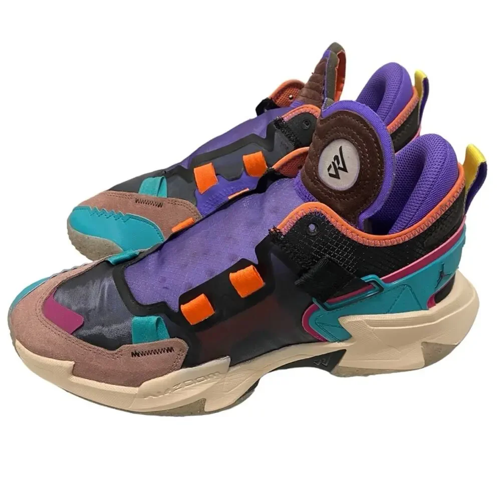 Jordan Why Not .5 Size 9.5 US / 8.5 UK / 43 (EUR) Black/Black-Cabana-Turf Orange